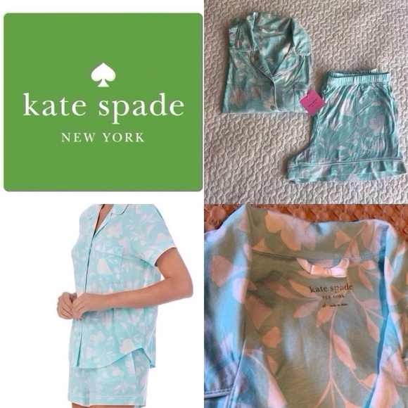NWT Kate Spade Pajama Set 93% Modal XL - Picture 1 of 8